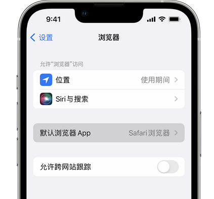 潍城苹果手机维修店分享如何在iPhone上设置默认浏览器 